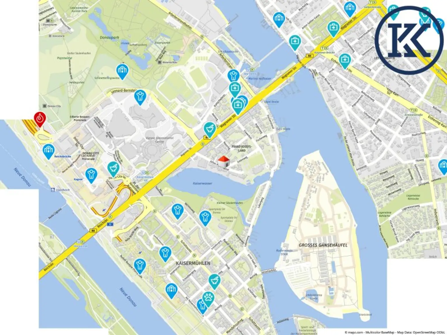 Geolyzer Kartenausschnitt