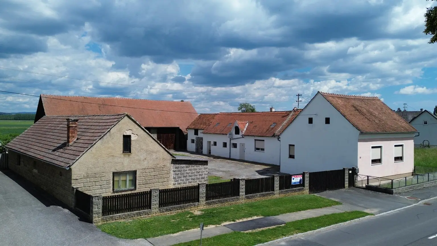 Drohnenansicht Zufahrt