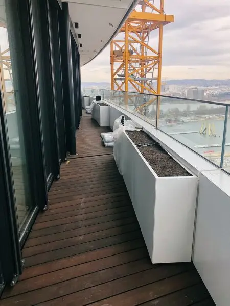 Eckwohnung mit Fernblack in den DANUBEFLATS
