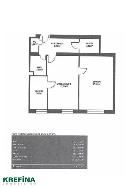 Braunhirschengasse: Helle und freundliche 2-Zimmerwohnung - 4. Liftstock - Gute Infrastruktur