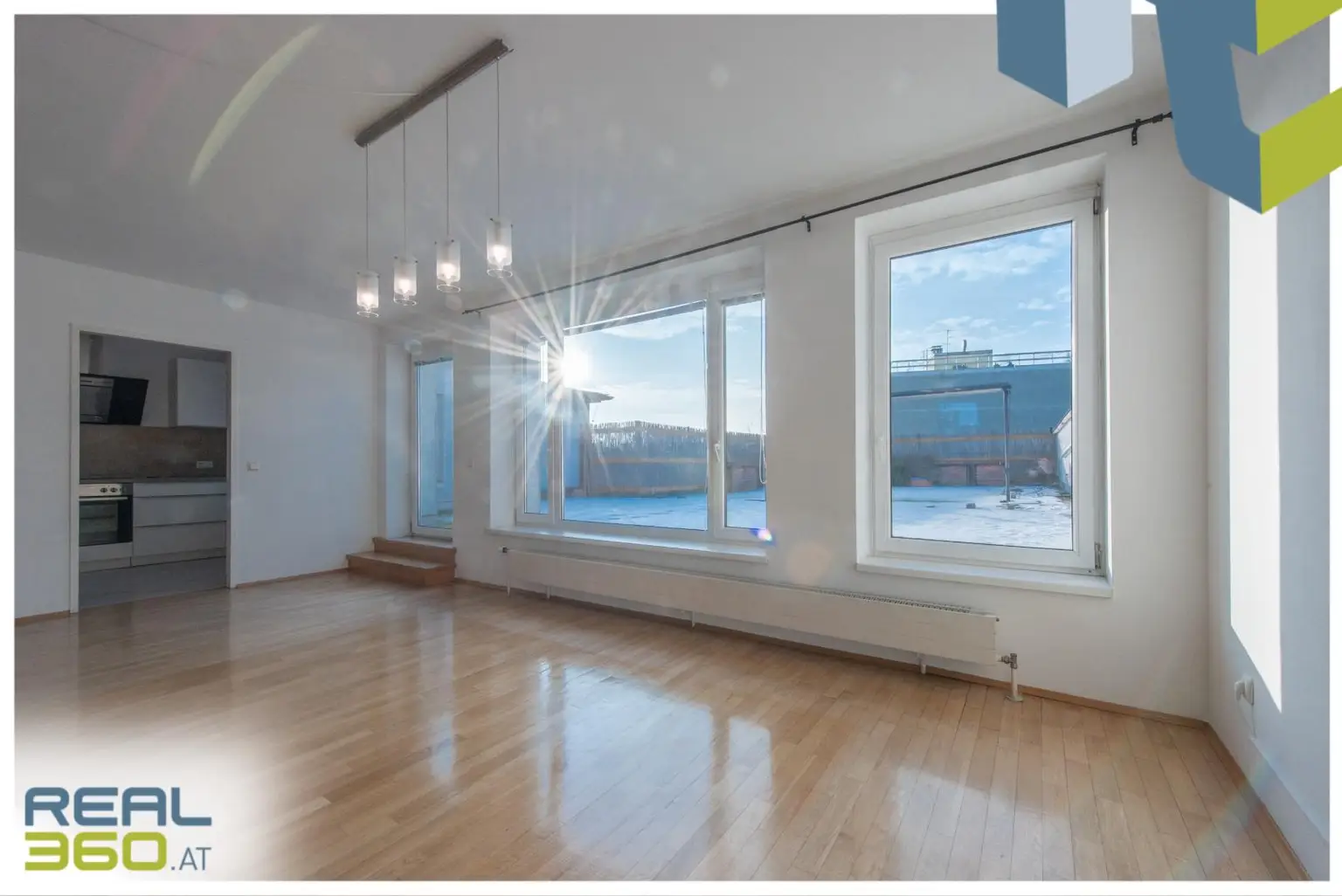 Schöner sonniger Essbereich