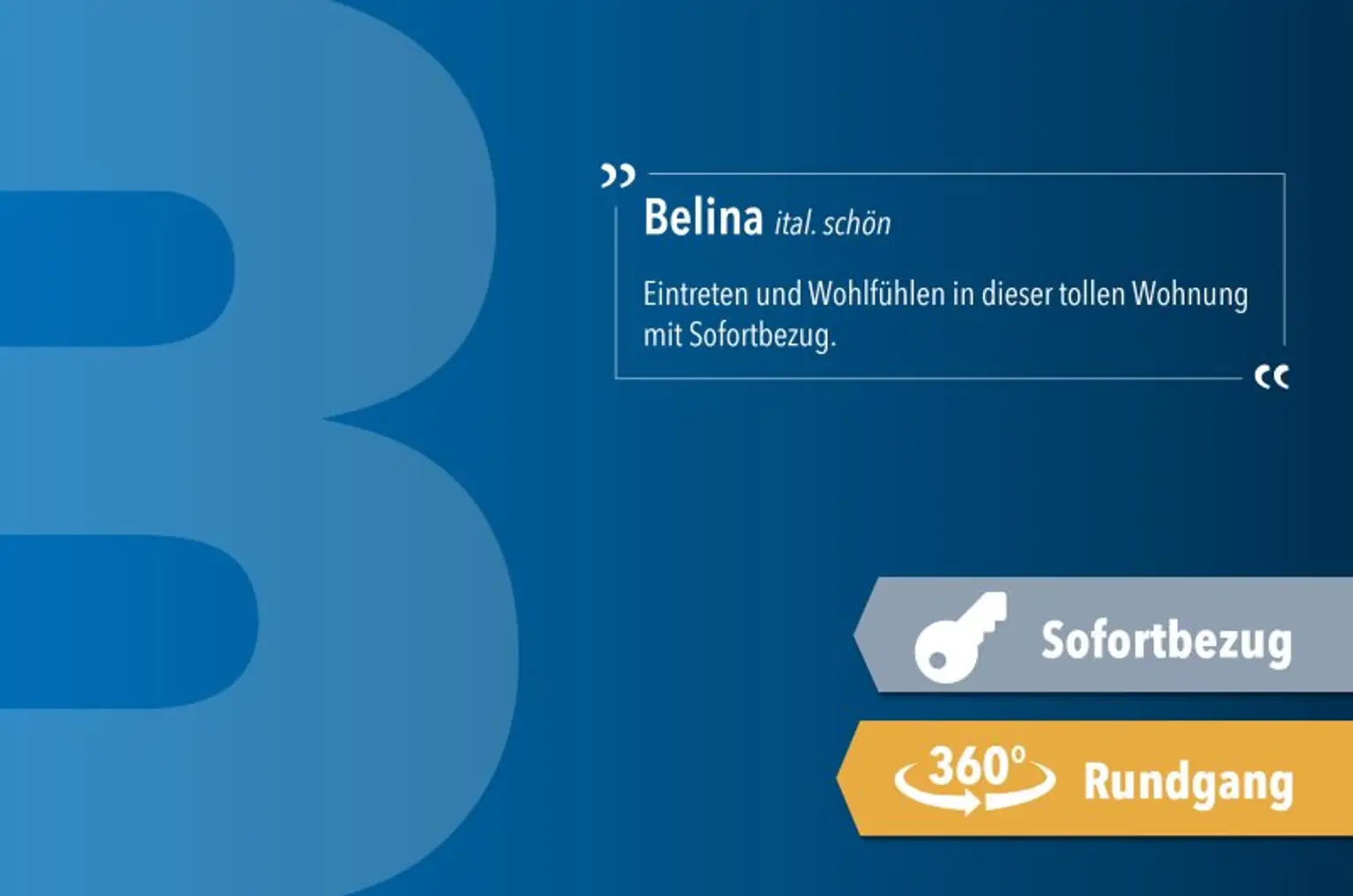 Belina | Sofortbezug