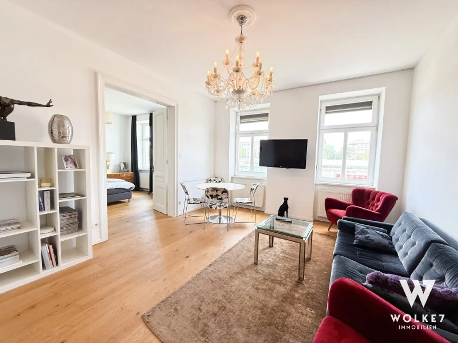 Stilvoller Luxus trifft Altbauflair – Traumhafte 3-Zimmer-Wohnung im 15. Bezirk