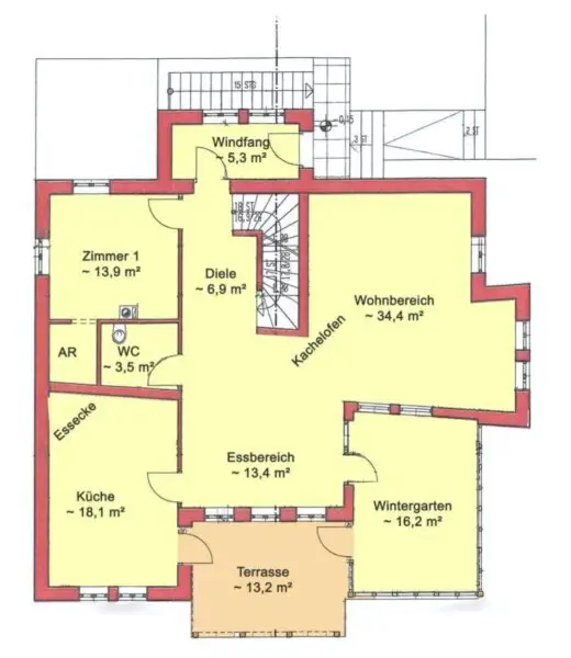 Möbliertes Einfamilienhaus mit Garten, Pool und Sauna