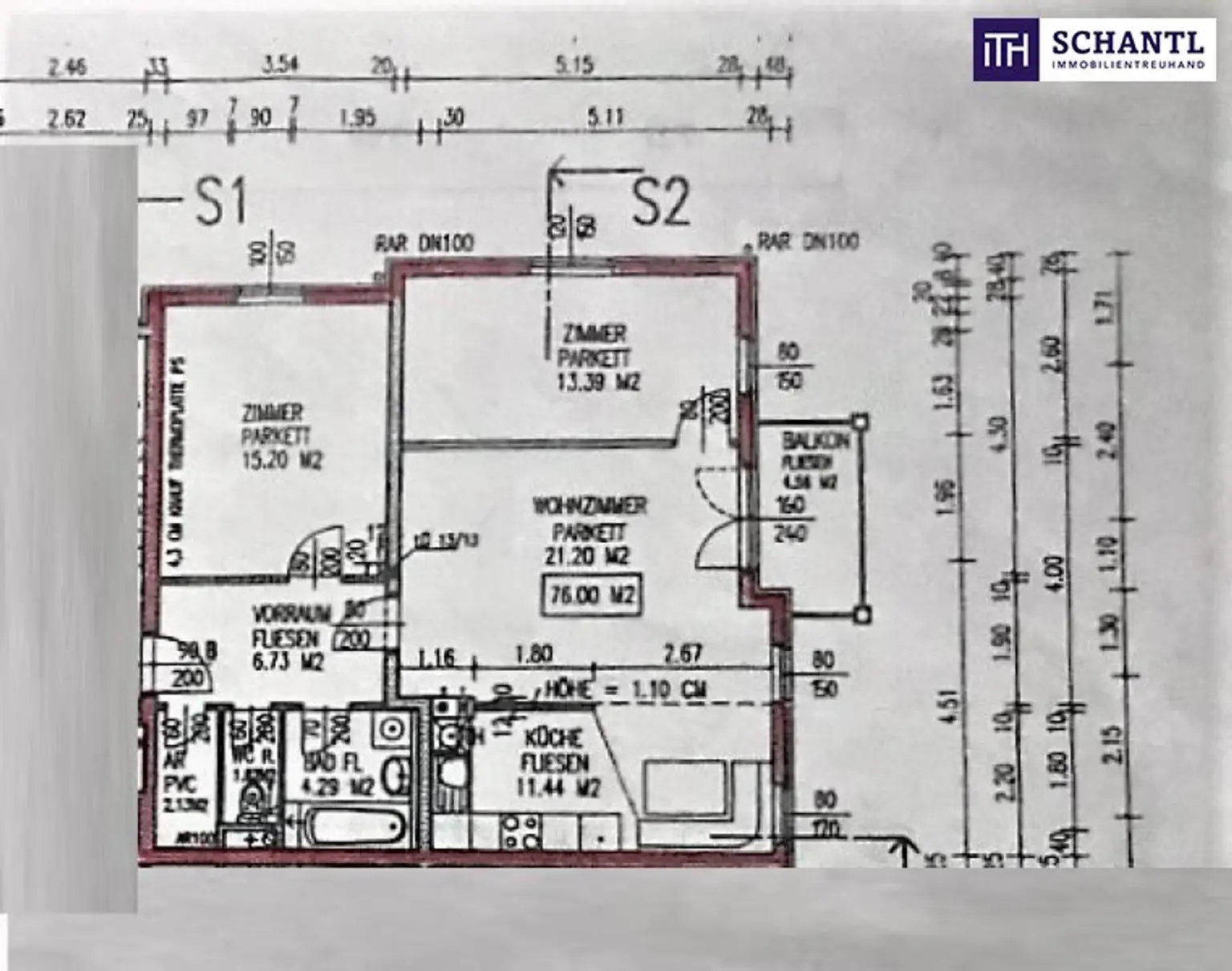 Schnell sein: Perfekt aufgeteilte 3-Zimmer Wohnung mit gemütlichem Balkon in Himberg bei Wien zu vermieten!