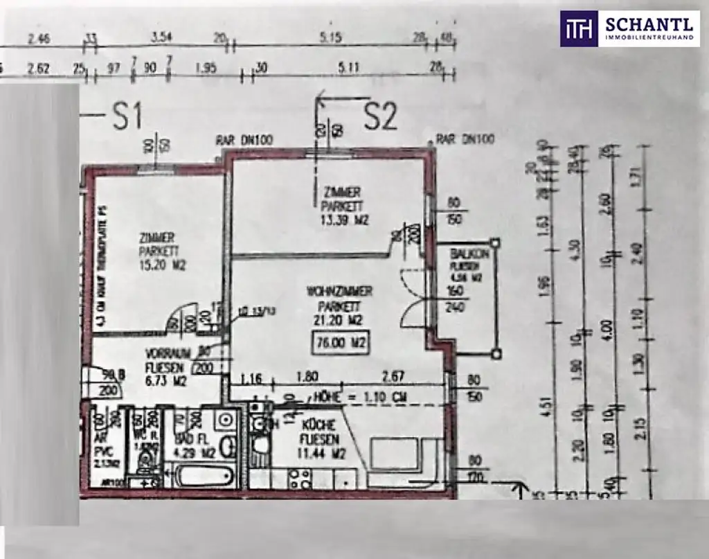 Schnell sein: Perfekt aufgeteilte 3-Zimmer Wohnung mit gemütlichem Balkon in Himberg bei Wien zu vermieten!