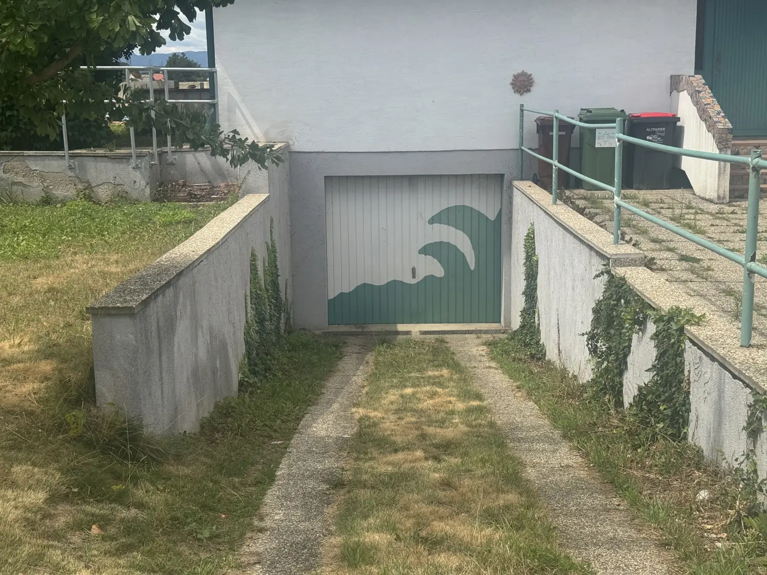Garage im Keller