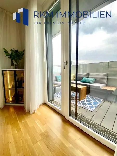 Exklusive und moderne 3-Zimmer-Wohnung mit Balkon in 1020 Wien – Einzigartige Aussicht, Marina Tower, VIP - Location