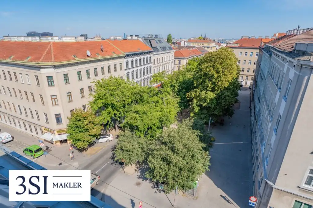 Exklusives Wohnen über den Dächern Wiens – hochwertige Dachwohnung mit Freifläche