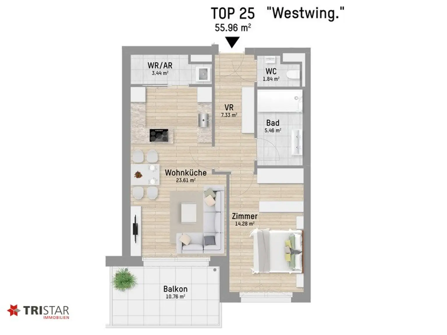 Moderne Erstbezug-Wohnung in Wien mit Balkon und Fußbodenheizung – Ihr neues Zuhause!