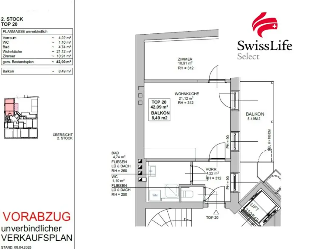 Gürtelgalerie - LETZTE BALKONWOHNUNG im Innenhof!