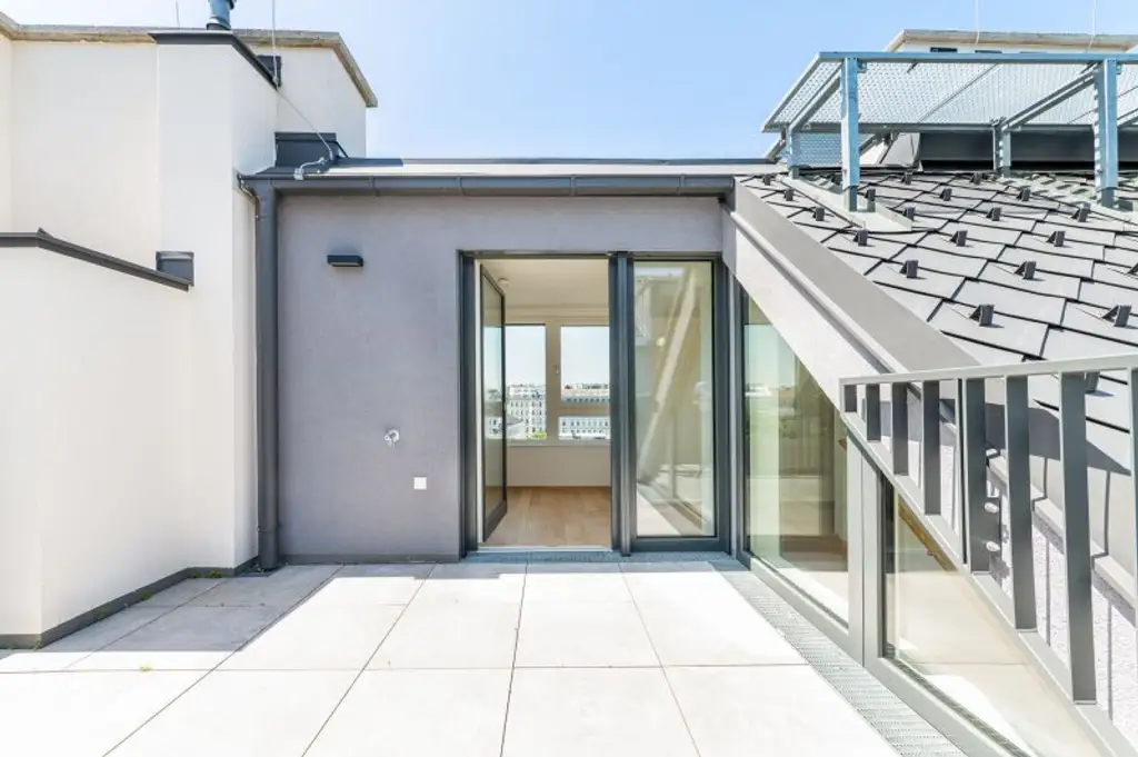 Erstbezug! Großartige 3-Zimmer-Maisonette mit Dachterrasse nahe Rochusmarkt zu vermieten!