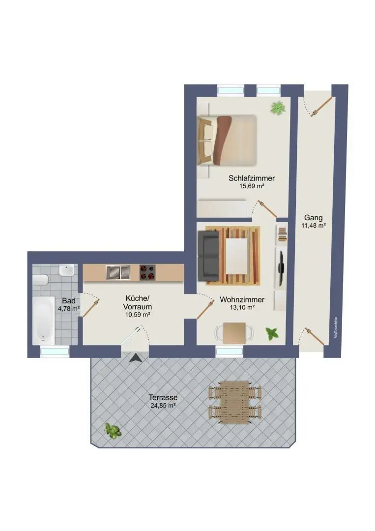 12. Eigentumswohnung 3021 Pressbaum - Plan
