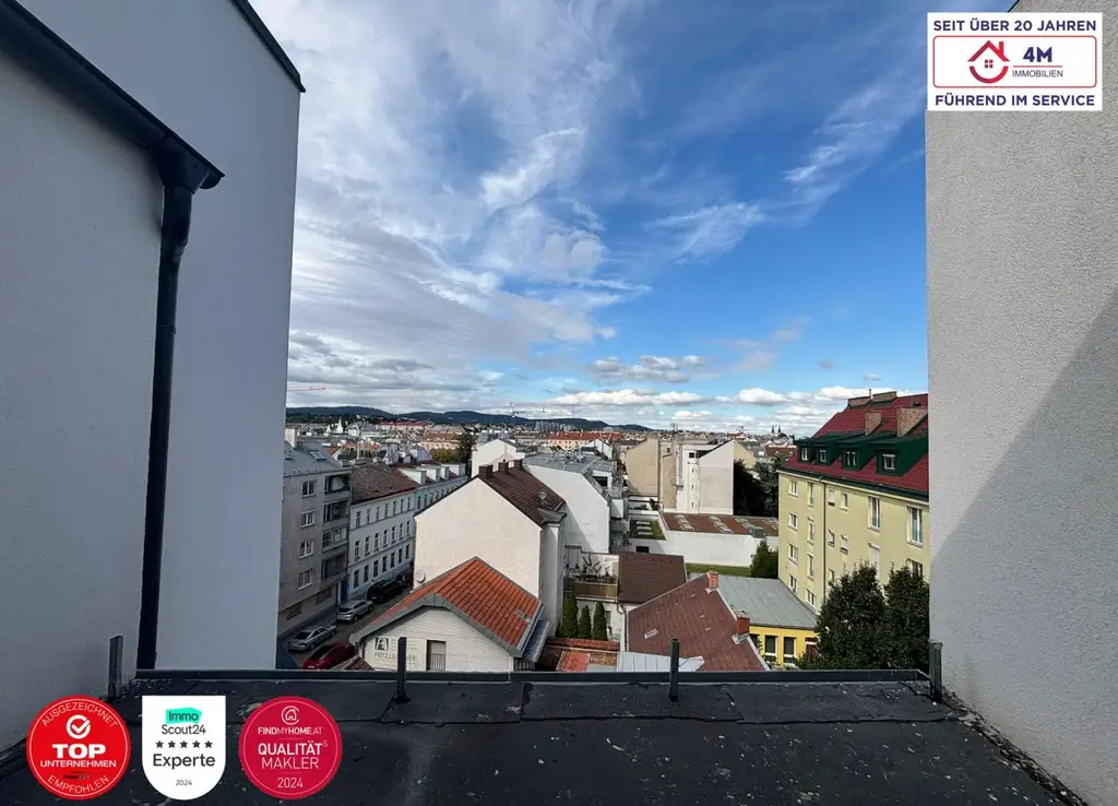 Eigenes exklusives Penthouse mit eigenem Liftzugang und privater 60m² 360° Dachterrasse - in 1170 Wien – Ihr neues Zuhause!