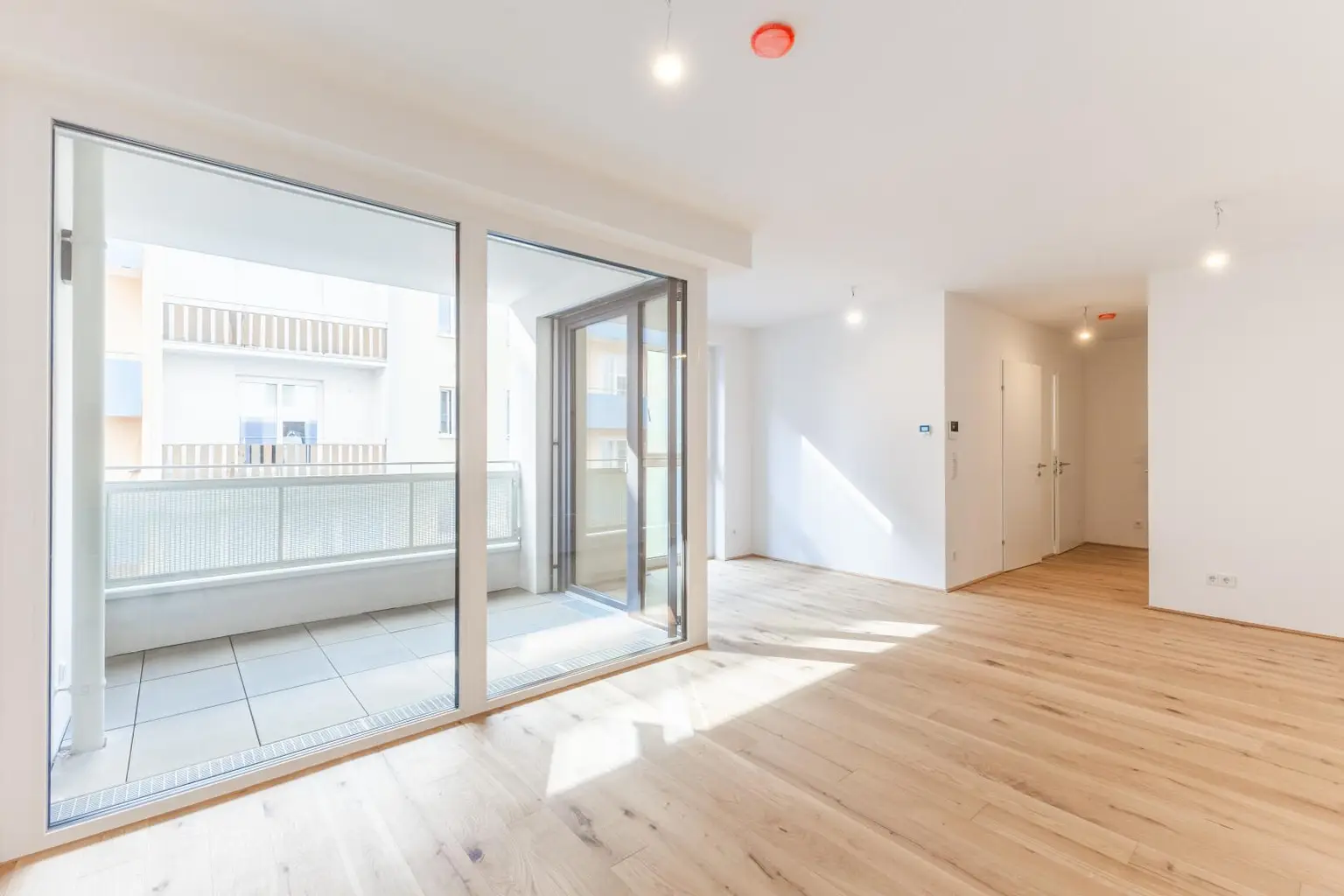 Durchdachter Grundriss: 2-Zimmer-Wohnung mit Loggia