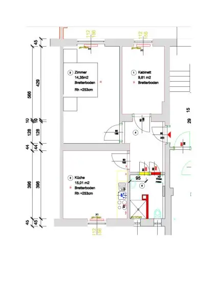 2-Zimmer-Wohnung. Ideal für Paare und Singles.