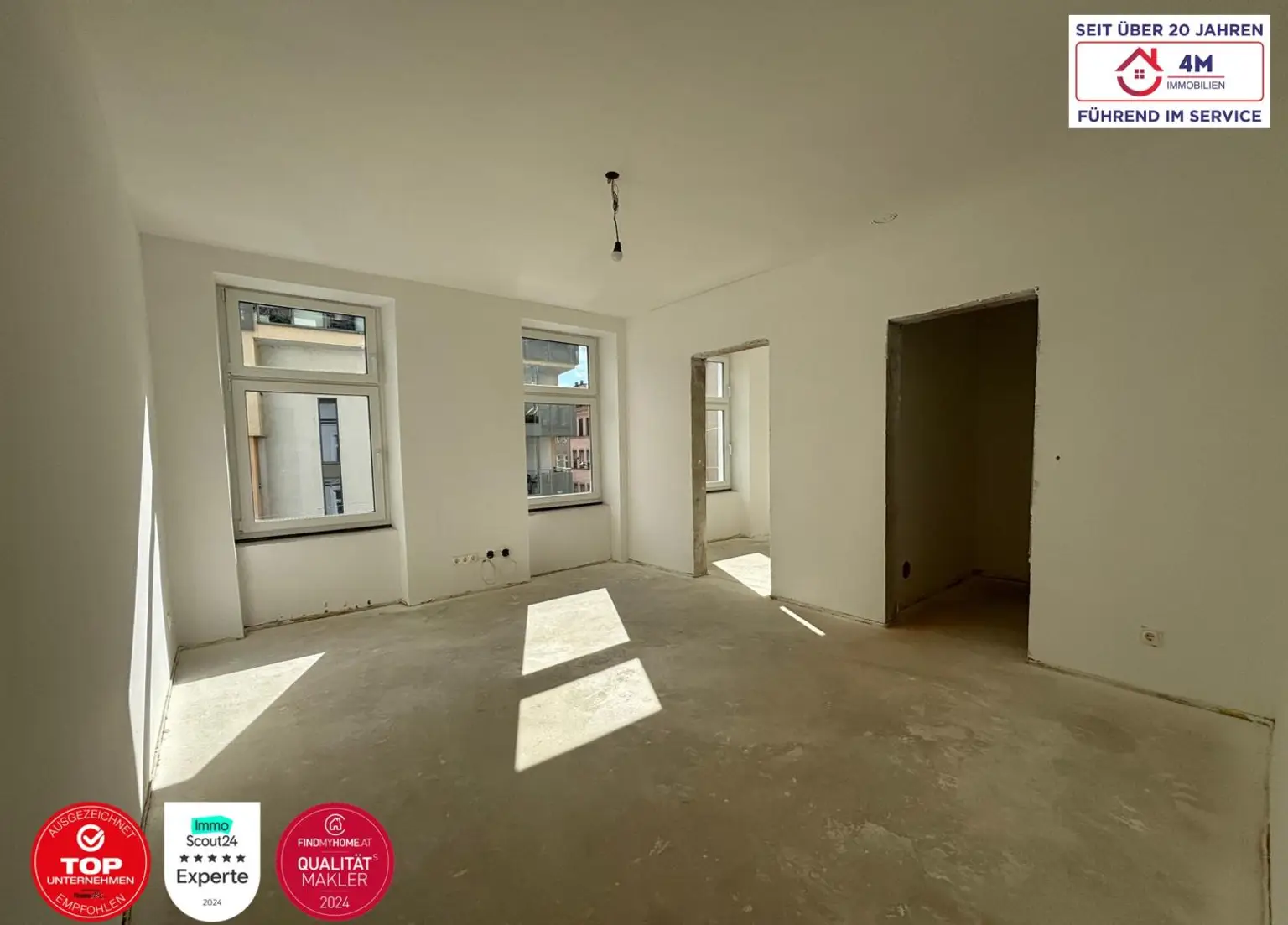 ***AIR BNB & Kurzzeitvermietung *** Stilvolle 2-Zimmer-Wohnung mit 38,53 m² im Erstbezug