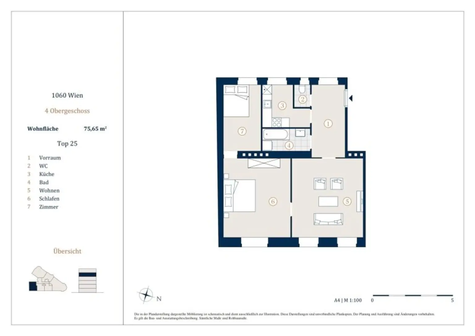 Schöne 3-Zimmer Wohnung, Nähe Westbahnhof