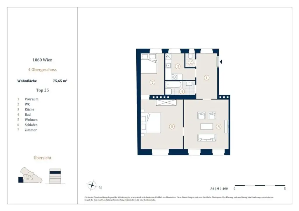 Schöne 3-Zimmer Wohnung, Nähe Westbahnhof
