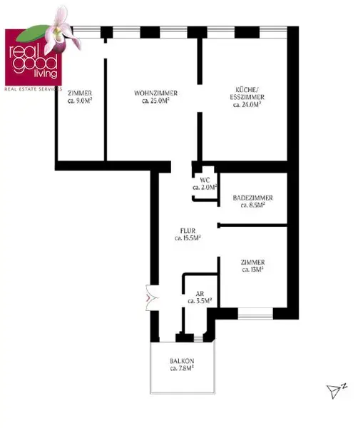 Wien Mitte: 4-Zimmer-Altbau | Luxussanierung | Balkon genehmigt | Nähe U3/U4 & Innenstadt !!
