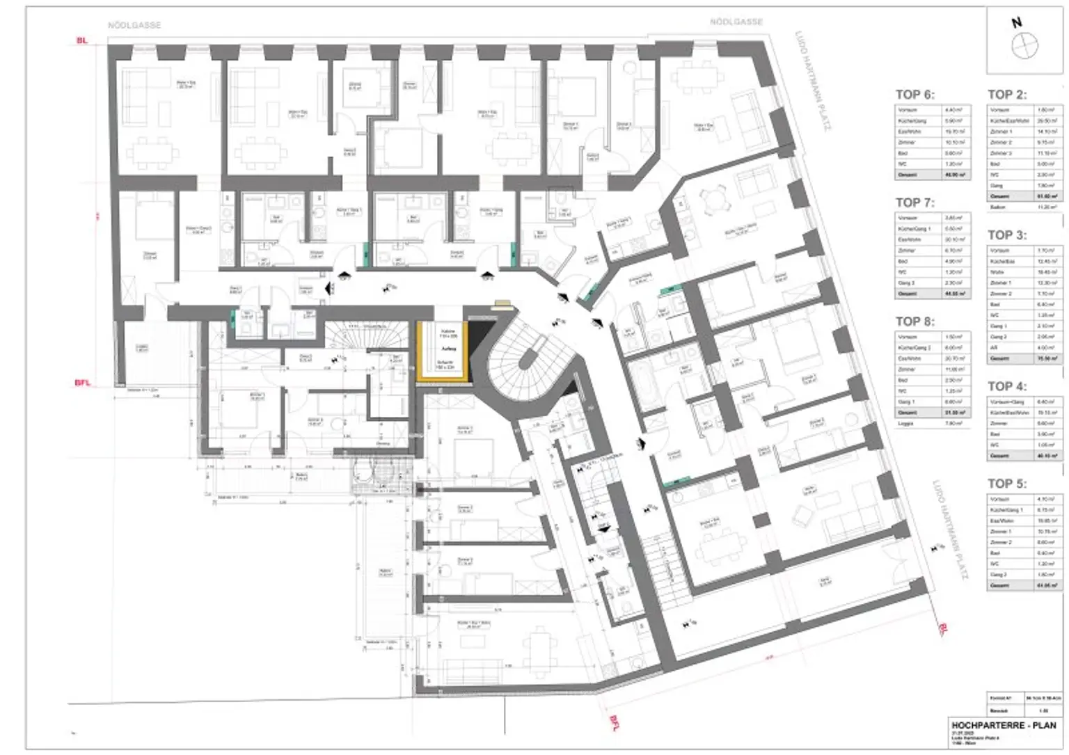 NEUES PROJEKT „LH4“ - U6 THALIASTR. / NÄHE STADTHALLE / PARKLAGE - Topsanierte Altbauwohnung / Erstbezug