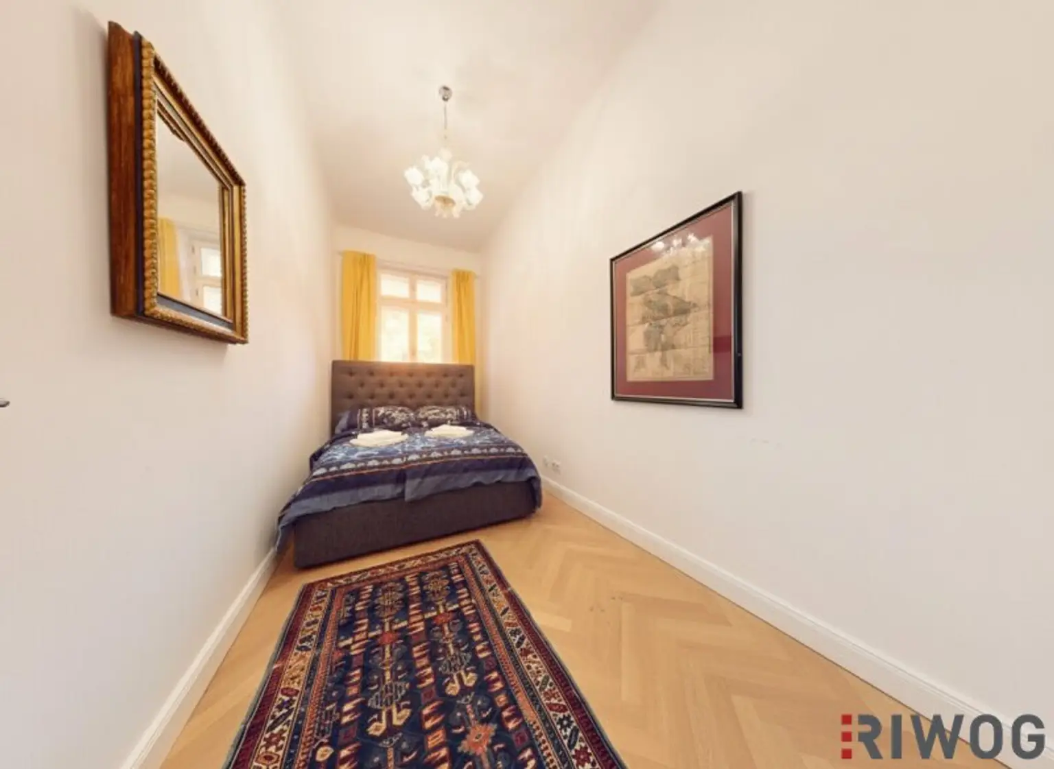 Wohnung mit touristischer Widmung nahe Schloss Schönbrunn | Prunkvolles 3-Zimmer Altbauapartment mit Loggia I 360° Rundgang