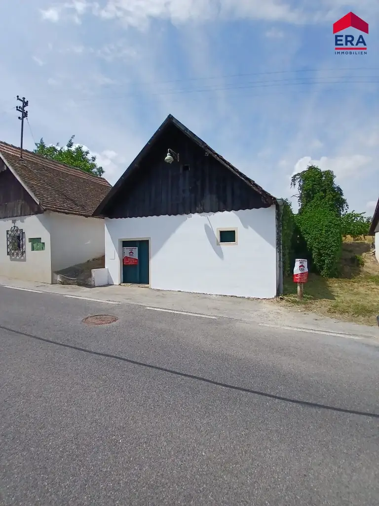 Historischer Weinkeller mit Presshaus und ca. 20 m langer Kellerröhre in Ketzelsdorf bei Poysdorf