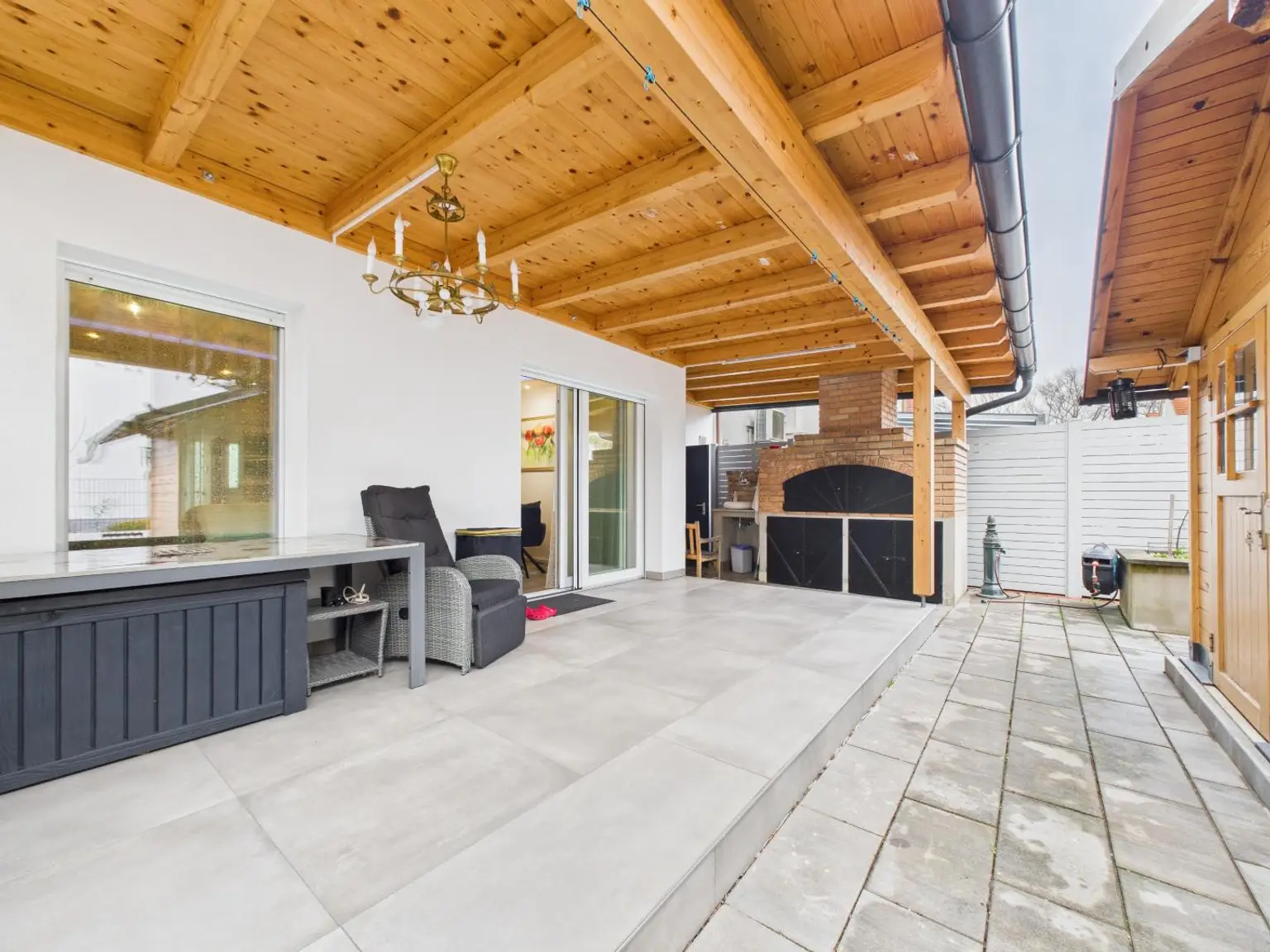 RH Maisonette Bruckneudorf, Terrasse/Gartenhaus