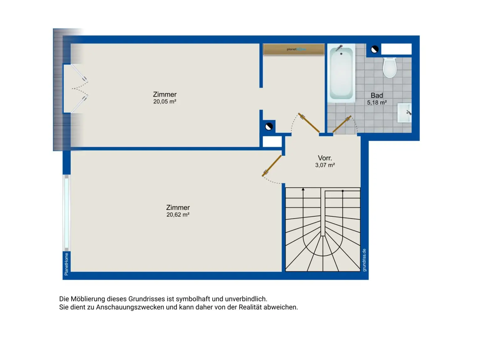 Grundriss Ebene 2