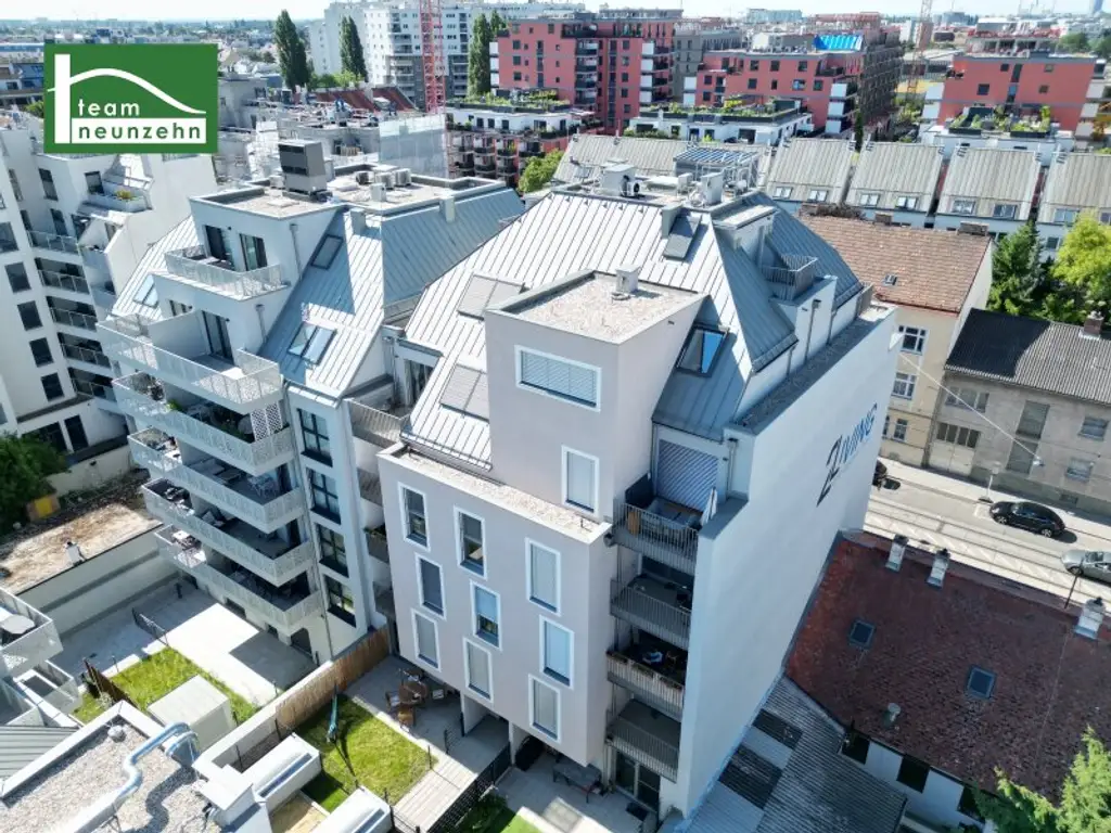 Erstbezug nahe Kagraner Platz mit Best-Ausstattung und Einbauküche! Wärmepumpe, Sonnenschutz, Klimavorbereitung - JETZT ANFRAGEN