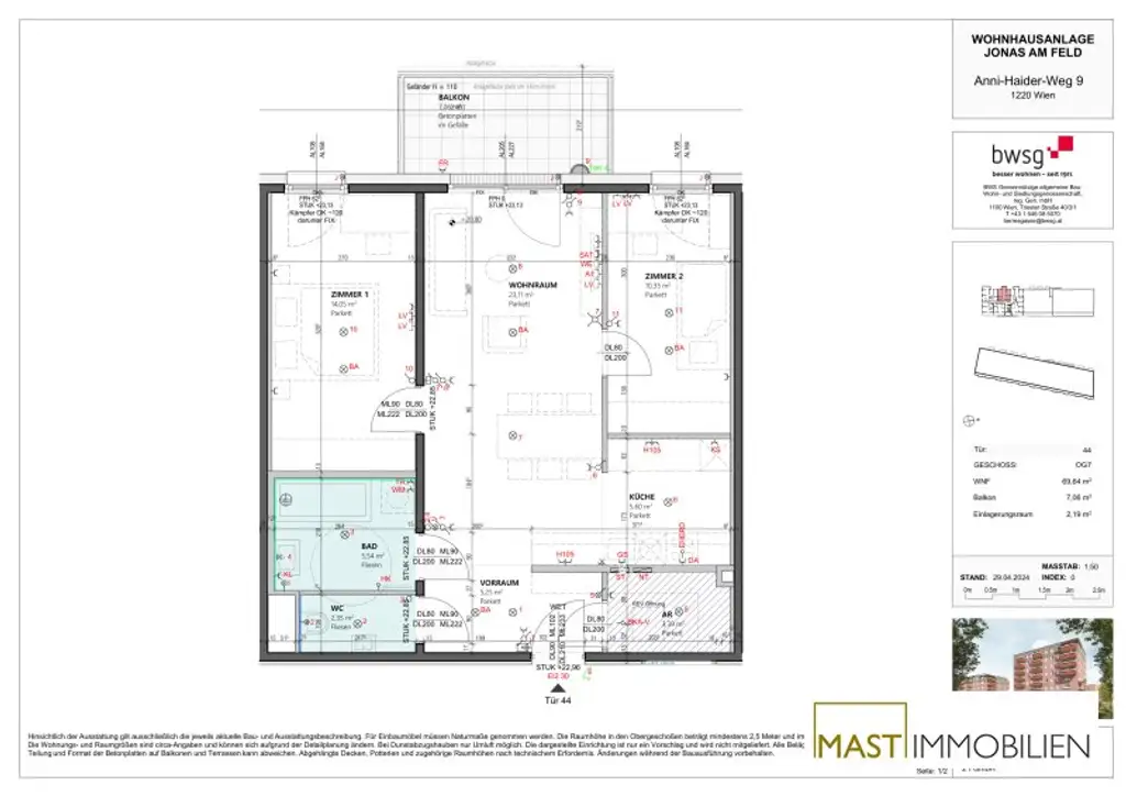 AKTIONSPREIS derzeit € 388.709! Preisnachlass von 6,5%! Provisionsfrei!