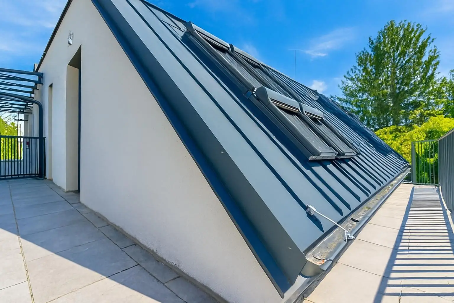 Terrasse 2 - nord und ostseitig