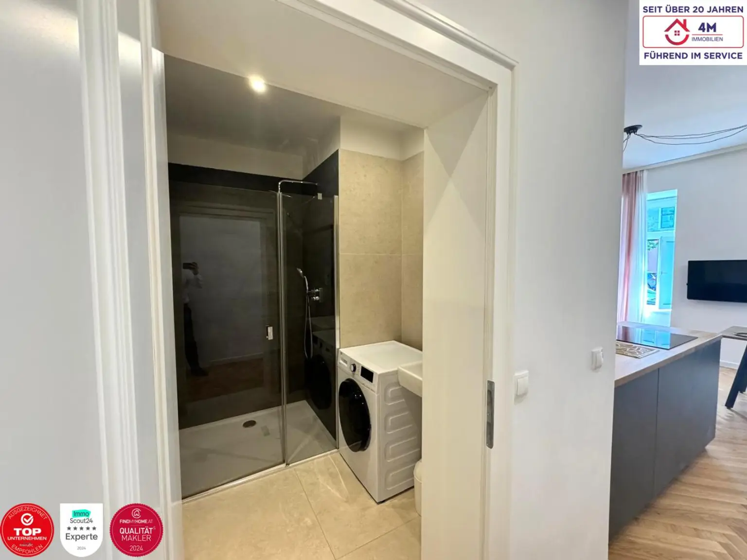 Eleganter Altbau trifft modernen Wohnkomfort – sanierte 2-Zimmer-Wohnung nahe Donauinsel