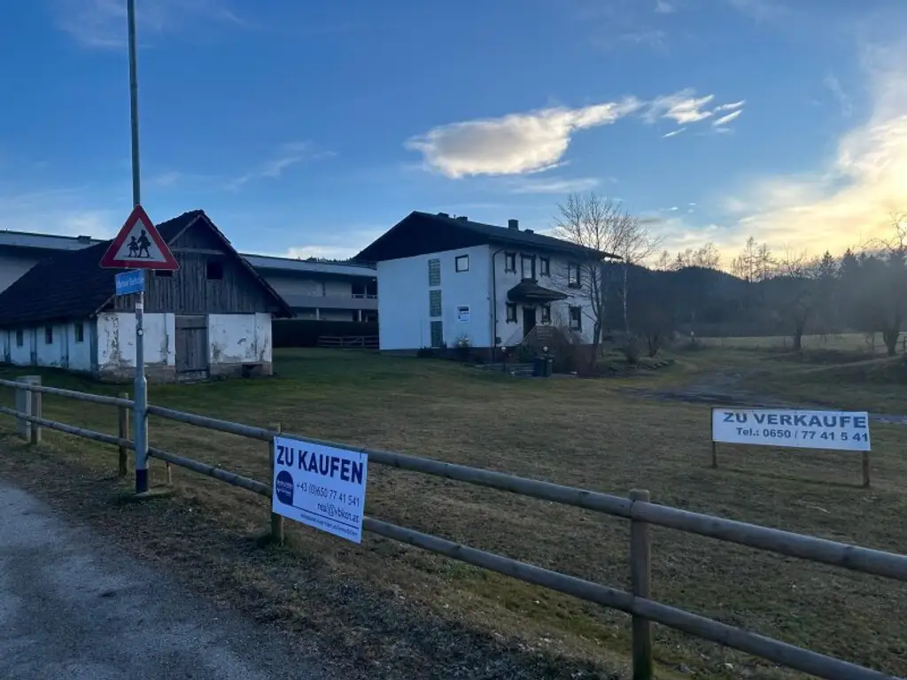 2800 m² Grundstück +  sanierungsbedürftiges  2 Familienhaus nähe des Maltschacher See´s : 5 Zimmer, Garten, Balkon , +120m² Nebengebäude für 349.000 €!