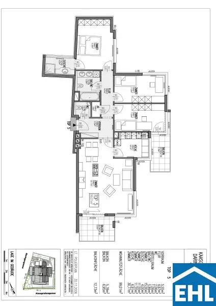 Exklusive 4-Zimmer-Wohnung am Kaasgraben