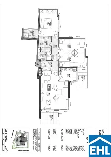Exklusive 4-Zimmer-Wohnung am Kaasgraben