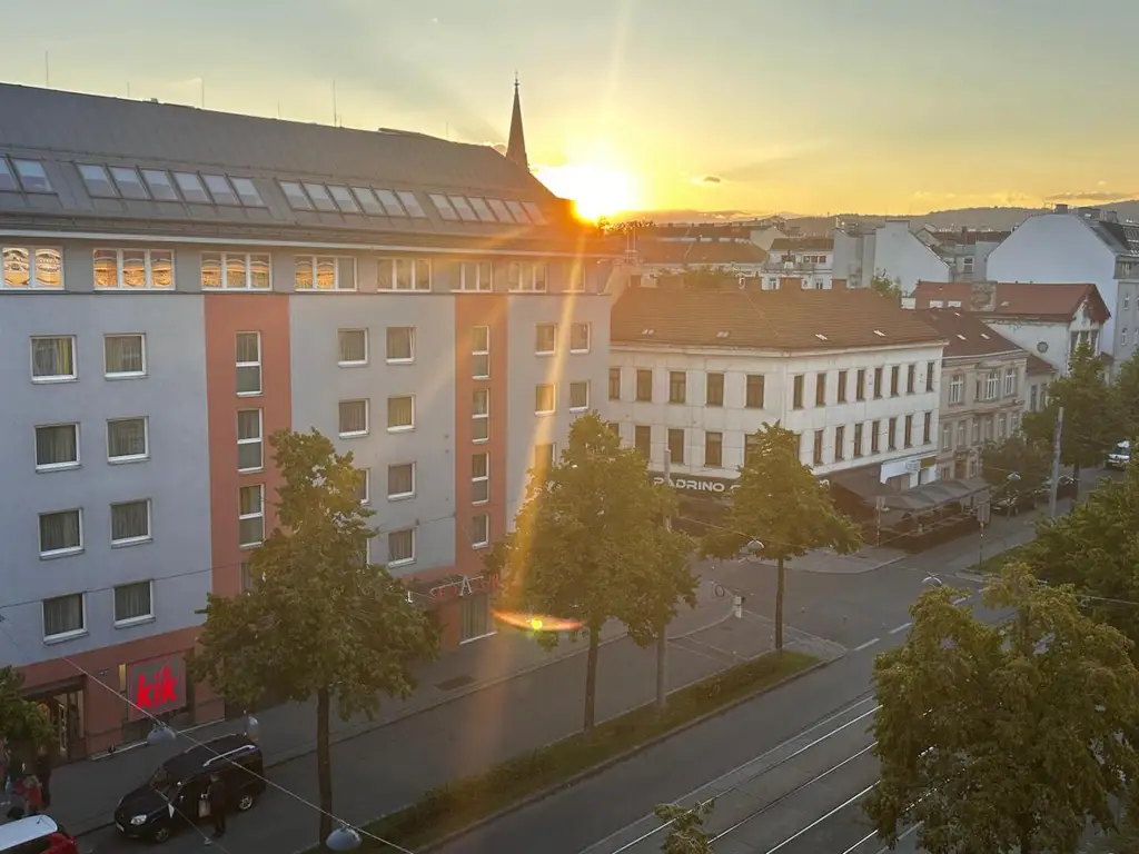 " mit Blick zu Wilhelminenberg "