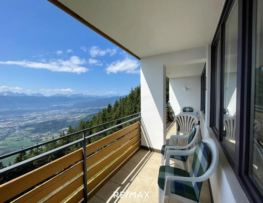 Schöne Ferienwohnung auf der Gerlitzen mit Blick auf den Ossiacher See