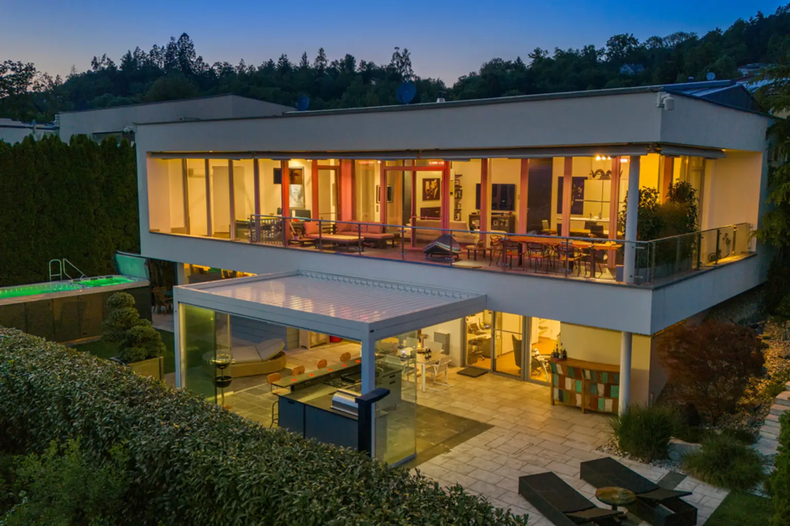 Architektenvilla mit Seeblick