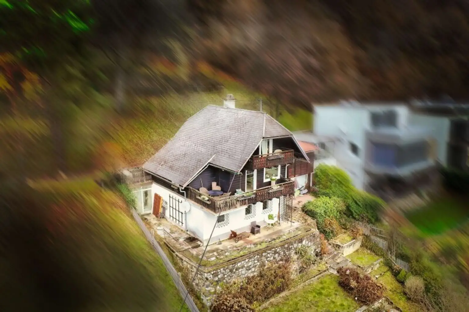 Südansicht des Hauses