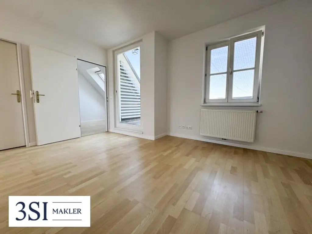 Traumblick! Urbanes Wohnen– 1,5-Zimmer-Juwel im 7. Bezirk mit riesiger Dachterrasse