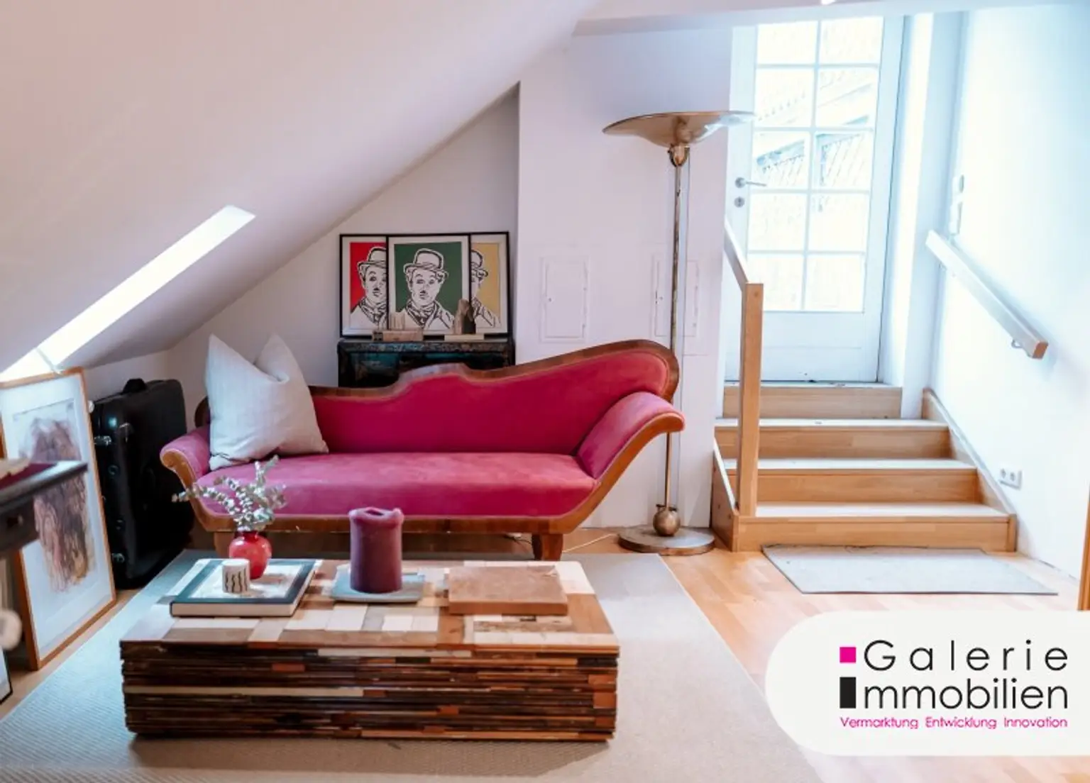 Zugang auf die Dachterrasse