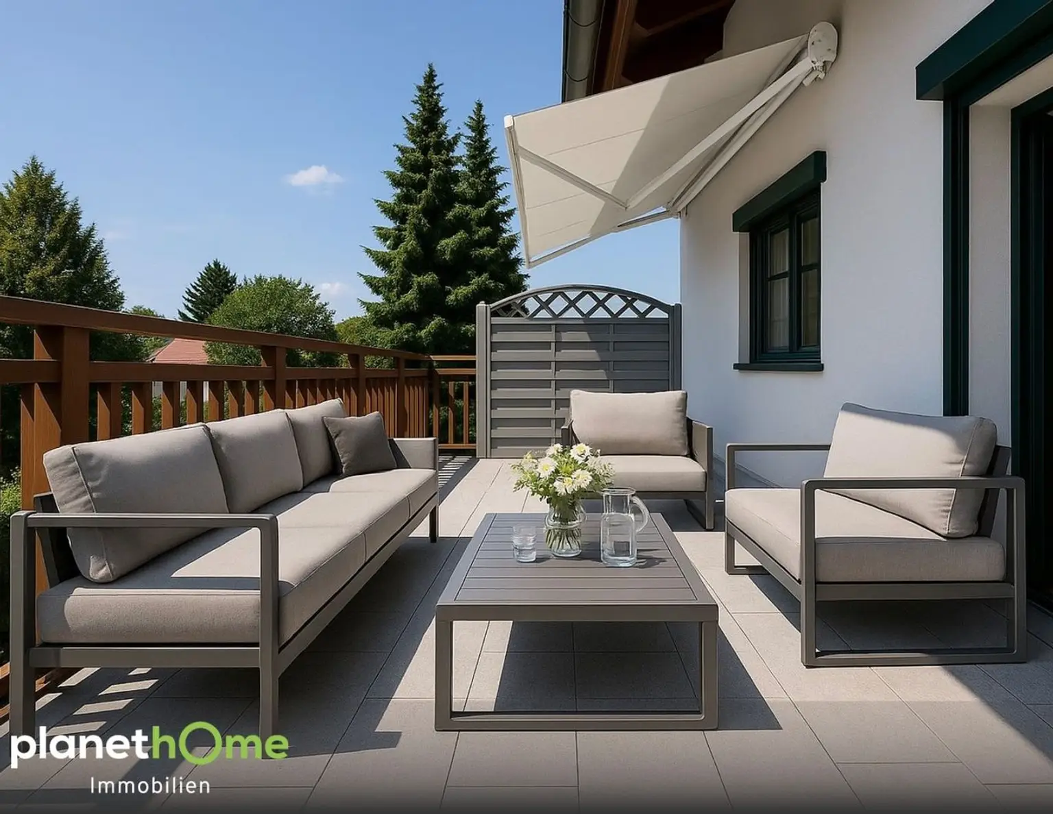 Lichtdurchflutete Maisonette in Seenähe mit Terrasse und Tiefgaragenstellplatz