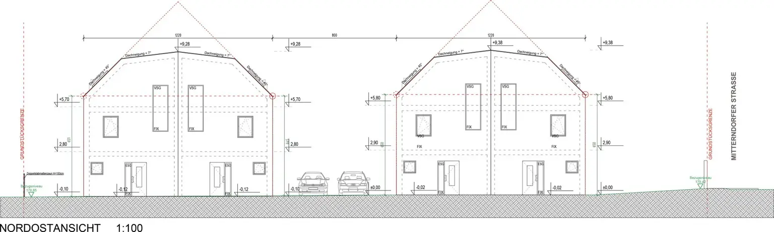 "BAUTRÄGER AUFGEPASST! | Bewilligtes Wohnbauprojekt mit vier Doppelhaushälften | ca. 1.085 m² Grundstück"