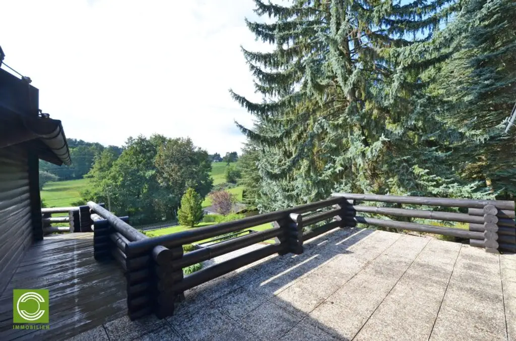 CHRISTOPH CHROMECEK IMMOBILIEN - SULZ IM WIENERWALD - Traumhafter Baugrund mit Blockhaus in Grün-Ruhelage!