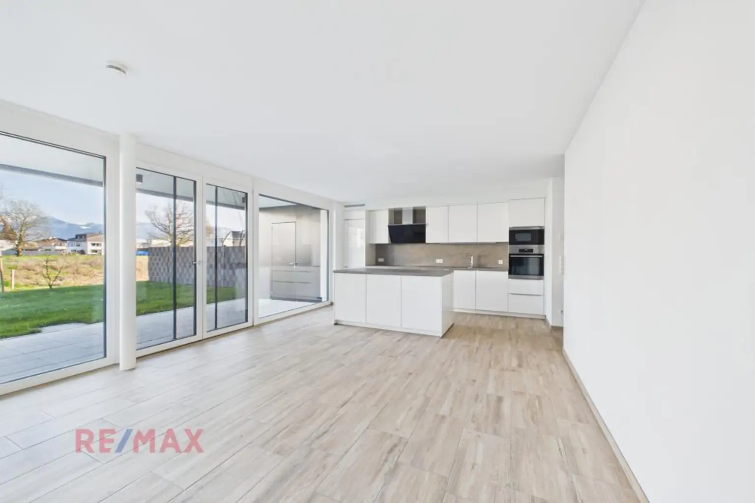 Küche- und Wohnbereich