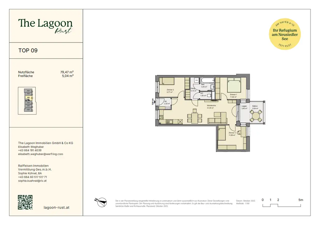 "The Lagoon" - Modern - Nachhaltig - Elegant PROVISIONSFREI