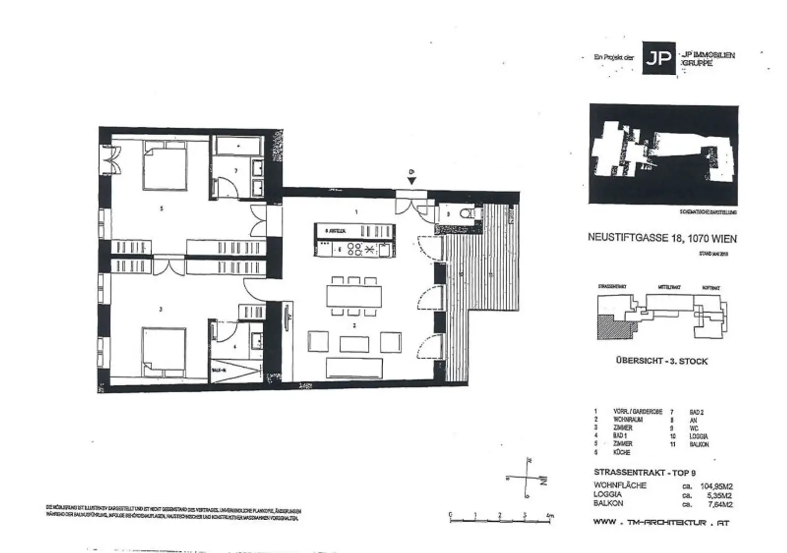 Modern revitalisiertes Altbaujuwel mit Balkon und Grünblick