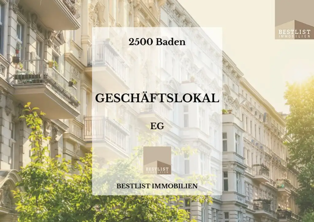 Charmantes Zinshaus in Badens Fußgängerzone