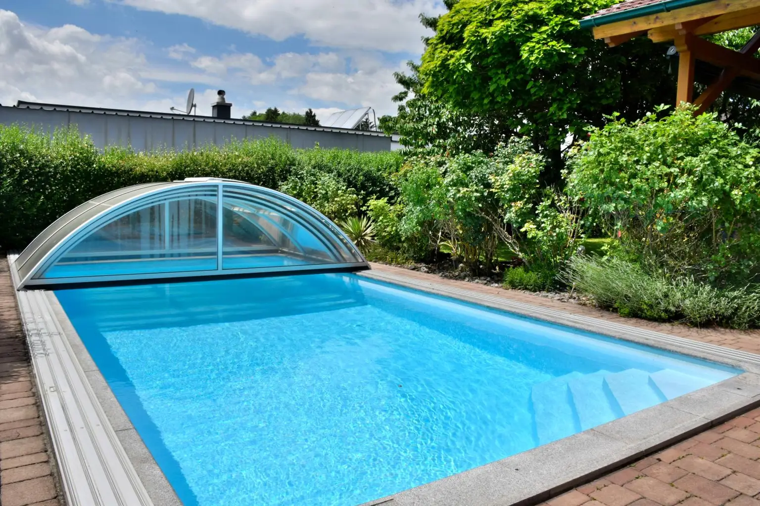 Salzwasserpool 6x4m